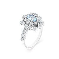 Anneau Roman Gioielli Femme VENEZIA in Or blanc Acquamarina 0.81 Ct R9A1221N21521 - R9A1221N21521